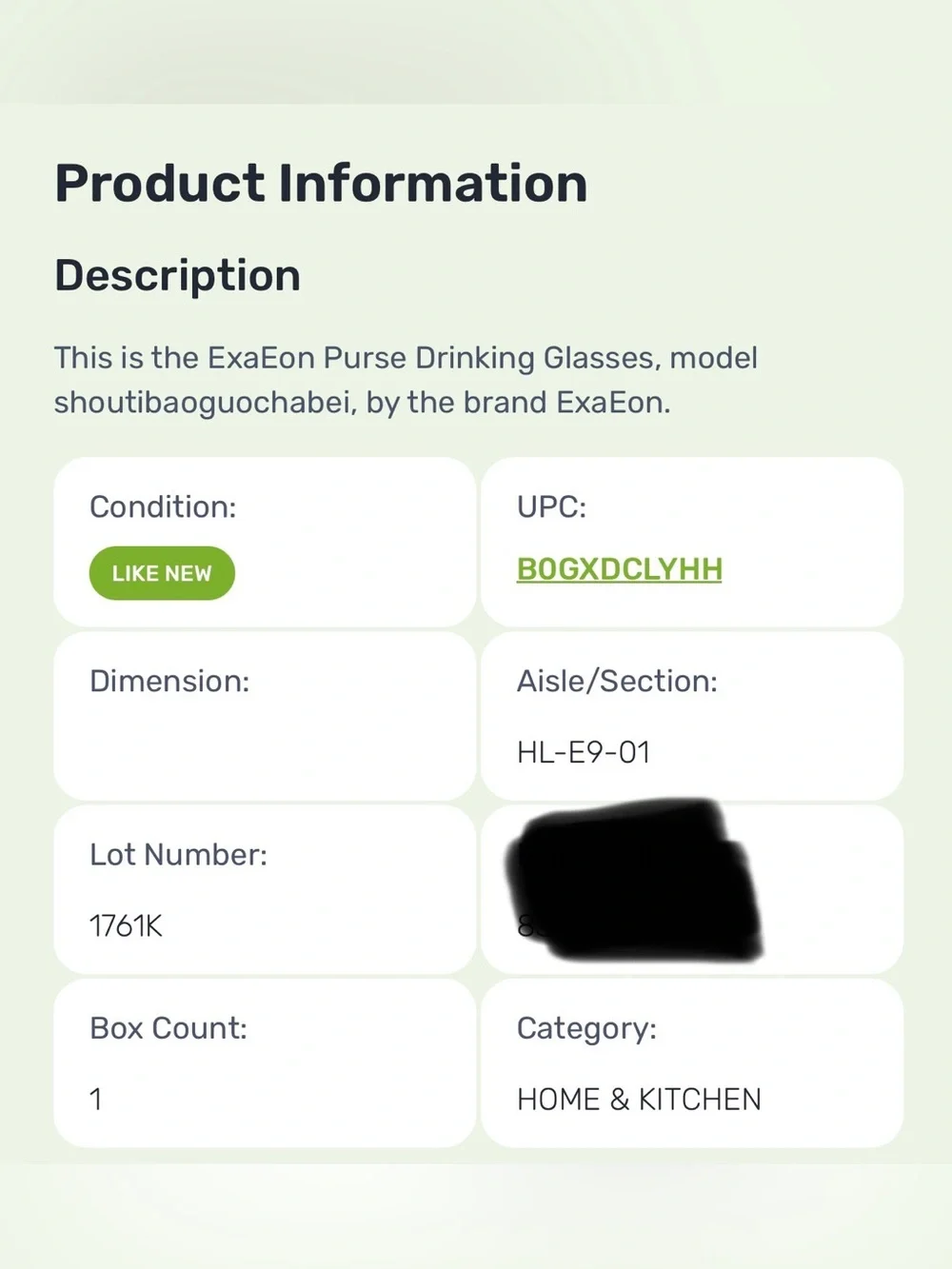 ExaEon elegant glass